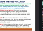 Manusia Di Zaman Edan: Lead Institute Paramadina Bahas Kritik & Ide Filosofis Herbert Marcuse & Cak Nur